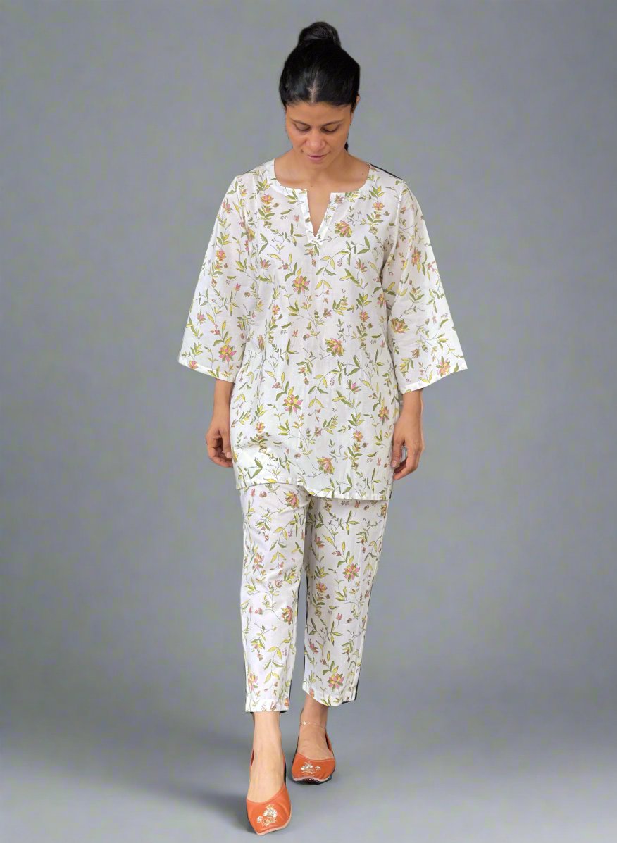 Handblock Printed Cotton Co-ord Set
