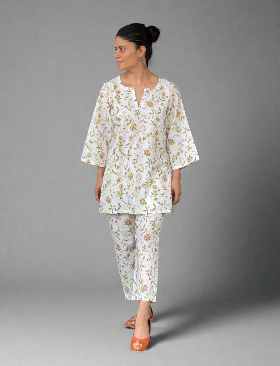 Handblock Printed Cotton Co-ord Set