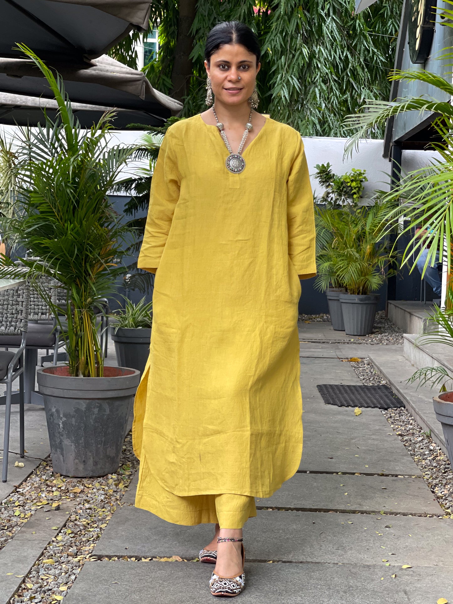 Handwoven Linen Co- ord set