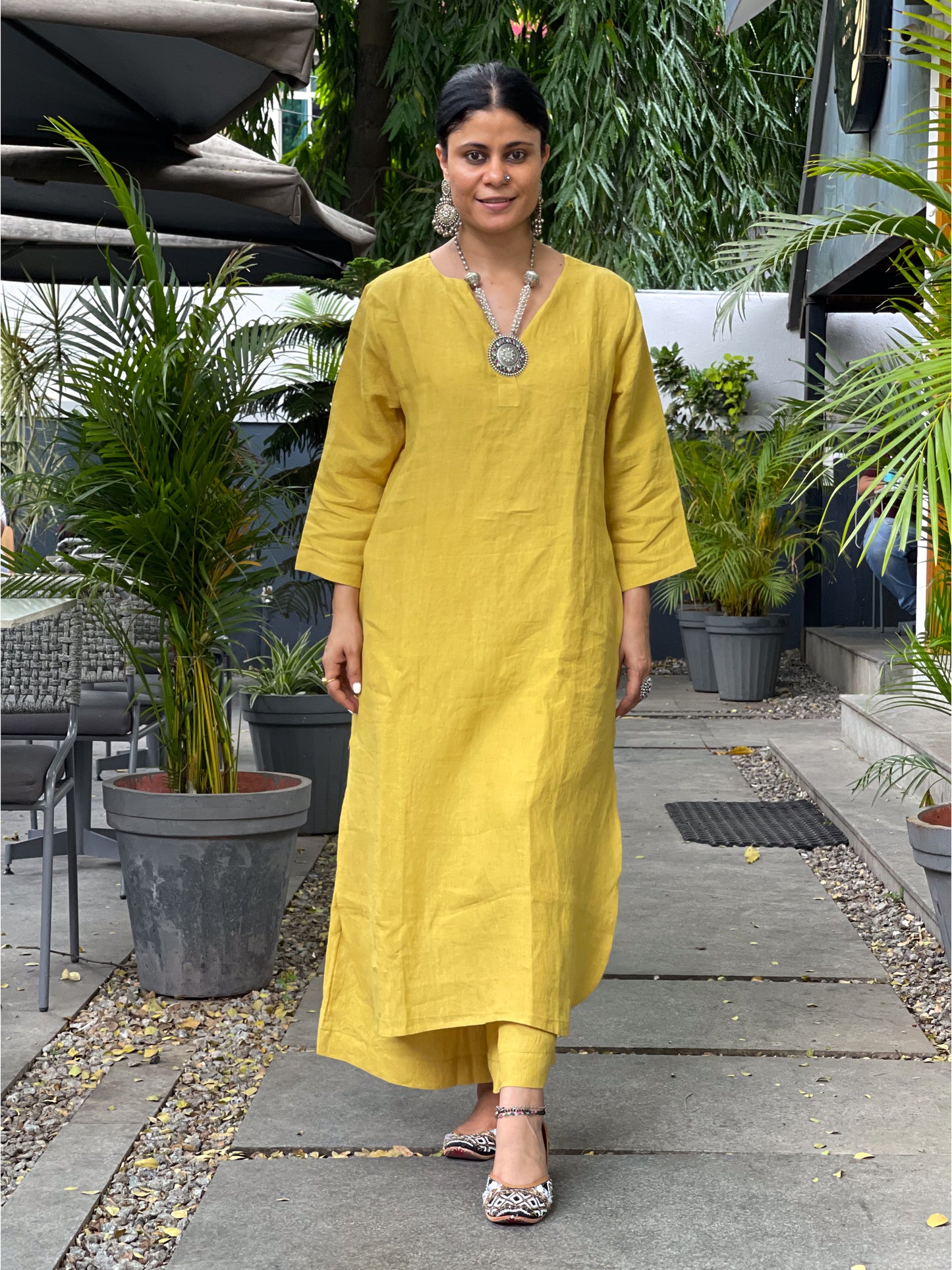 Handwoven Linen Co- ord set