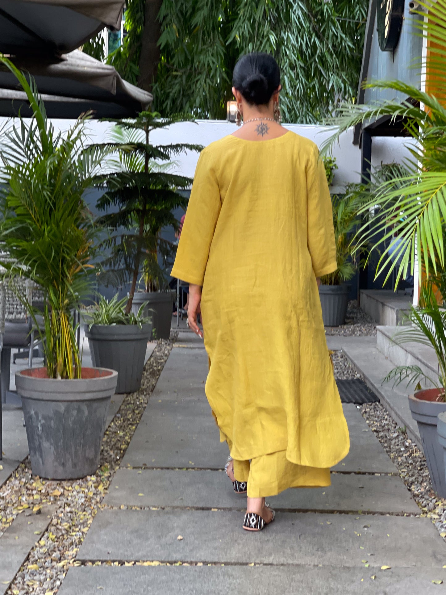Handwoven Linen Co- ord set
