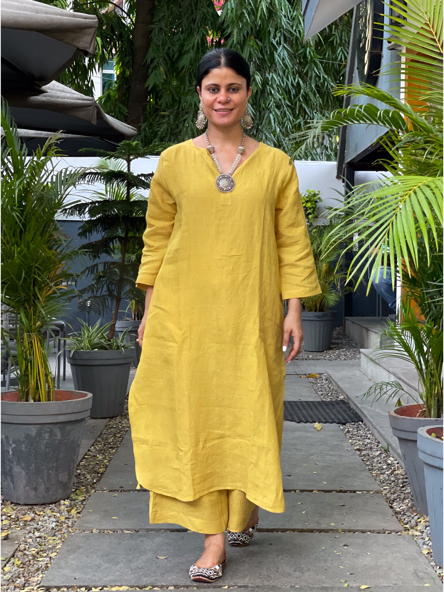 Handwoven Linen Co- ord set