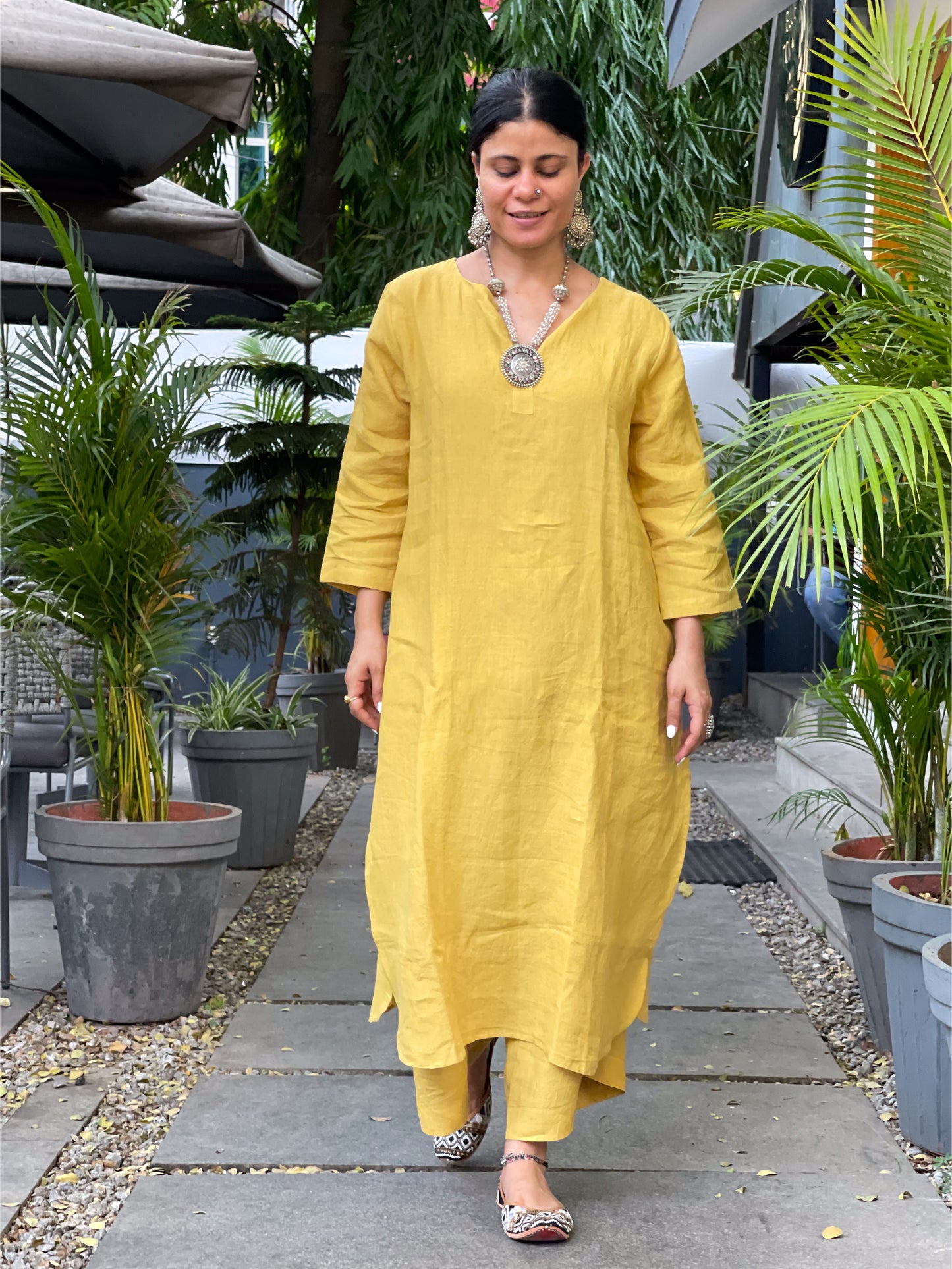 Handwoven Linen Co- ord set
