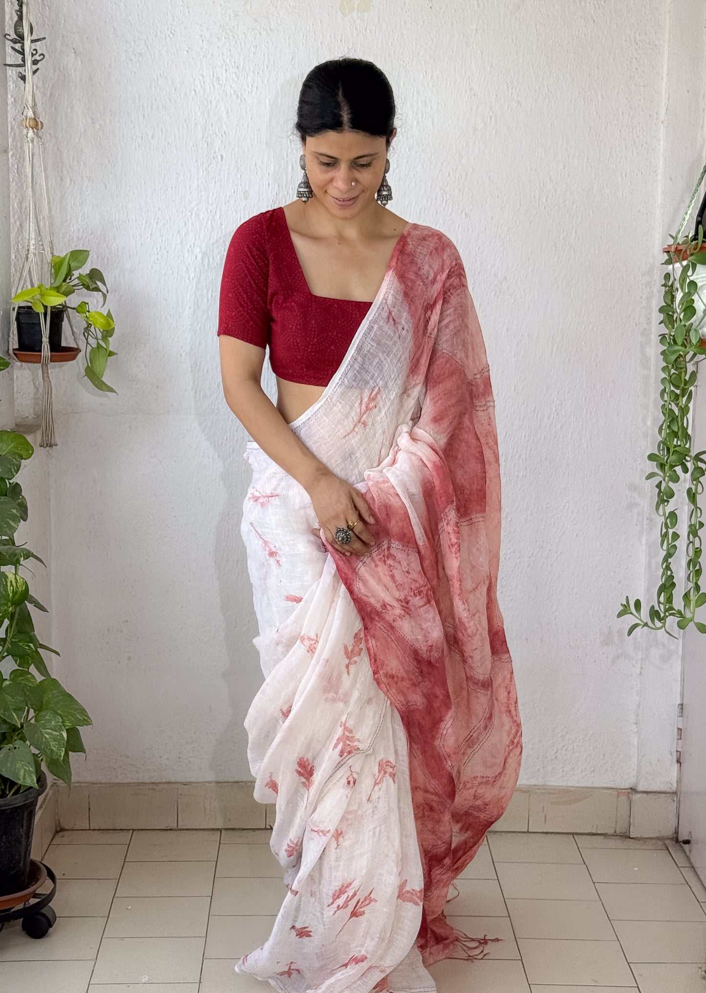 Handmade and Handblock Printed Cotton Blouse