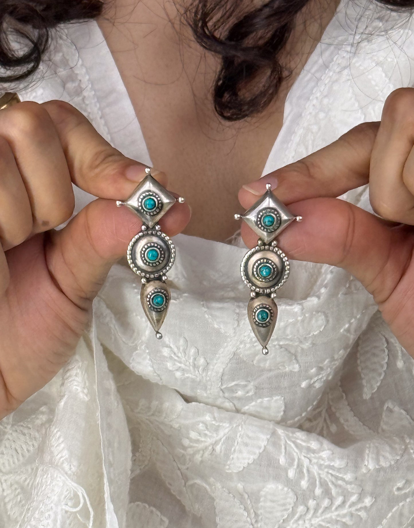 Handmade Silver Earring.