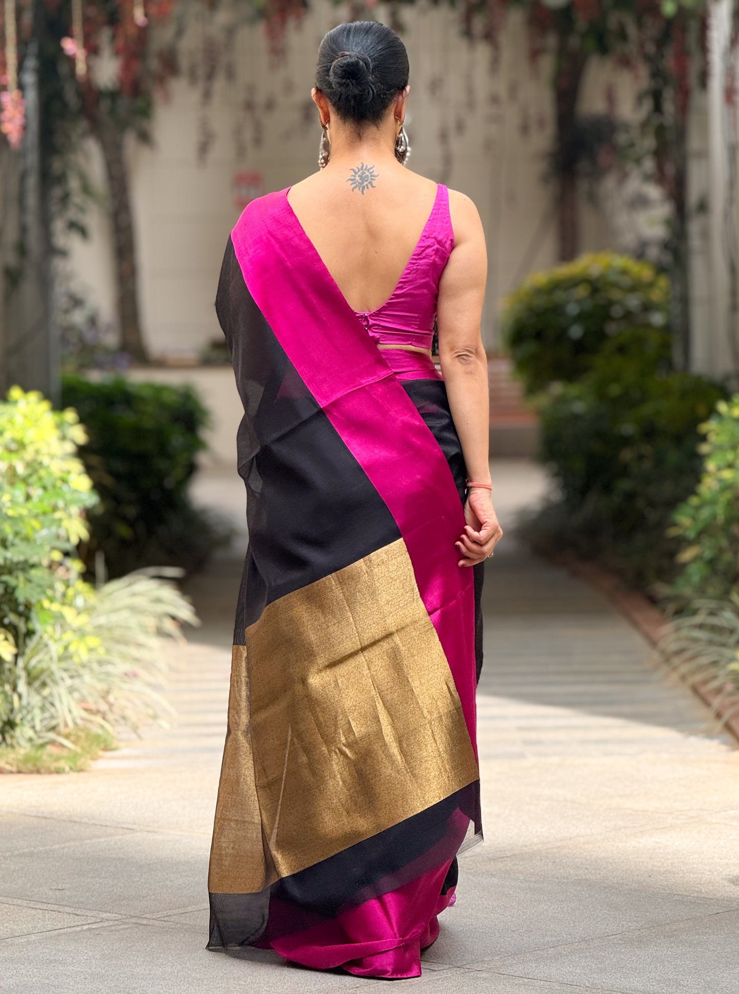 Handloom Chanderi Cotton Silk Saree