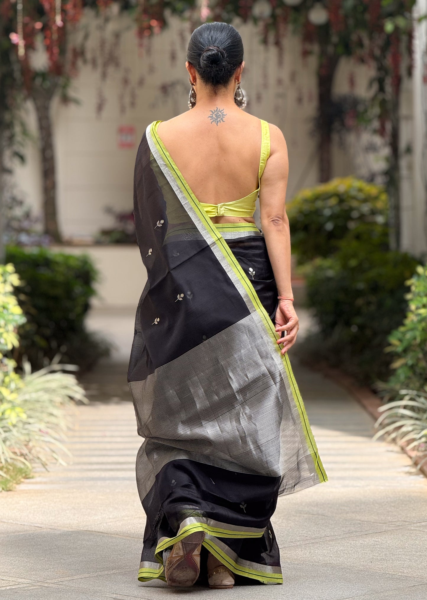 Handloom Chanderi Cotton-Silk Saree