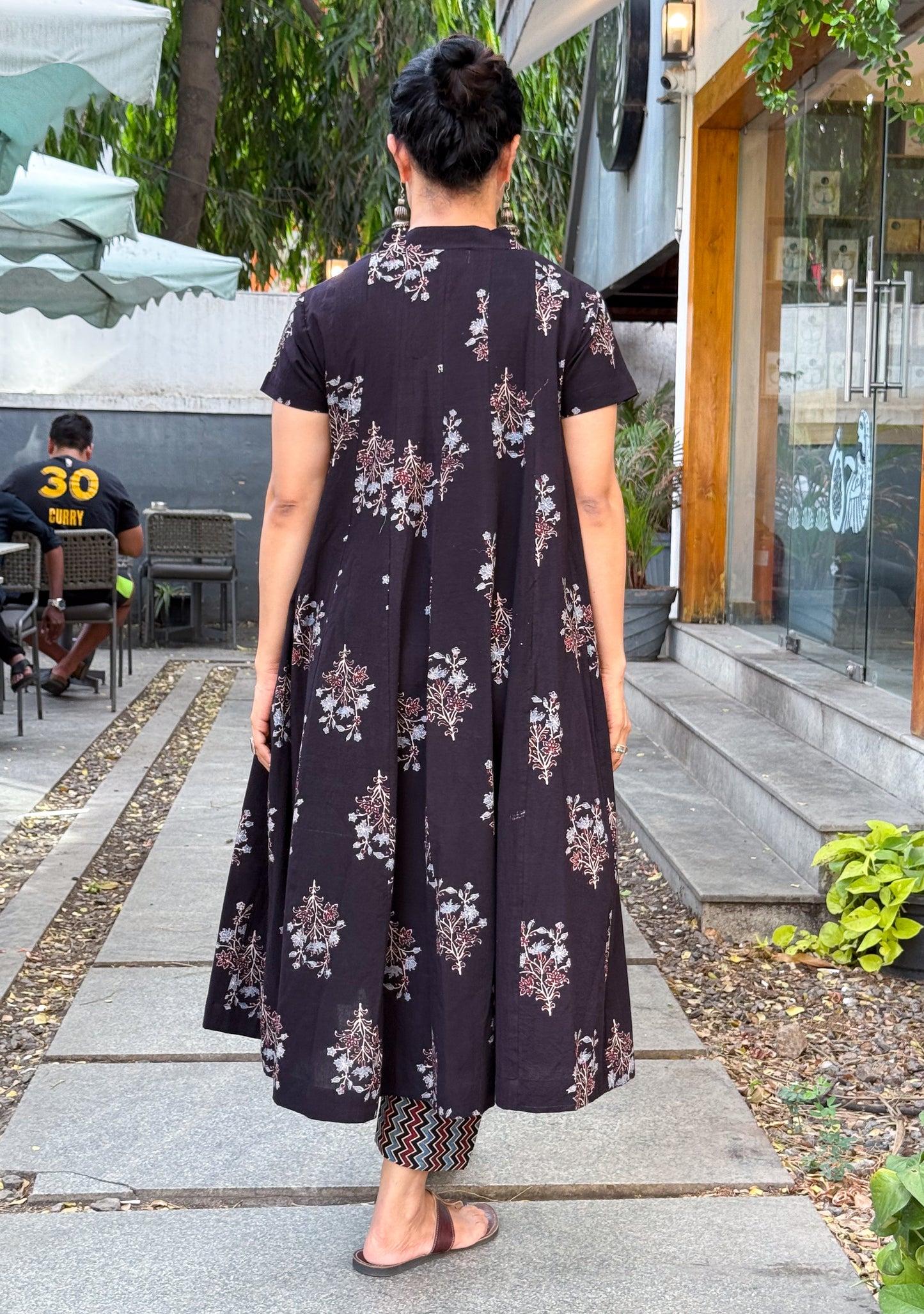 Cotton Handblock Printed Natural Dyed Ajrakh Kurta