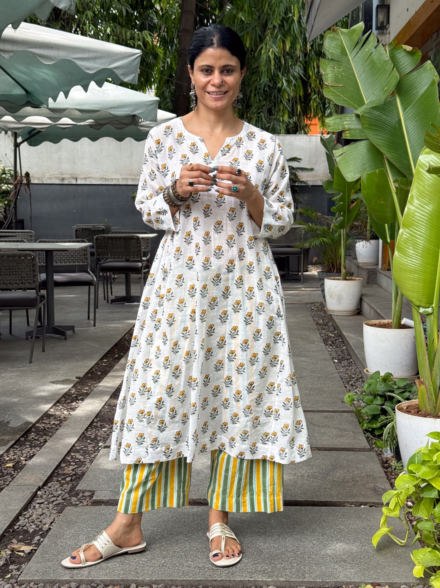 Handblock Printed Handloom Cotton Pant