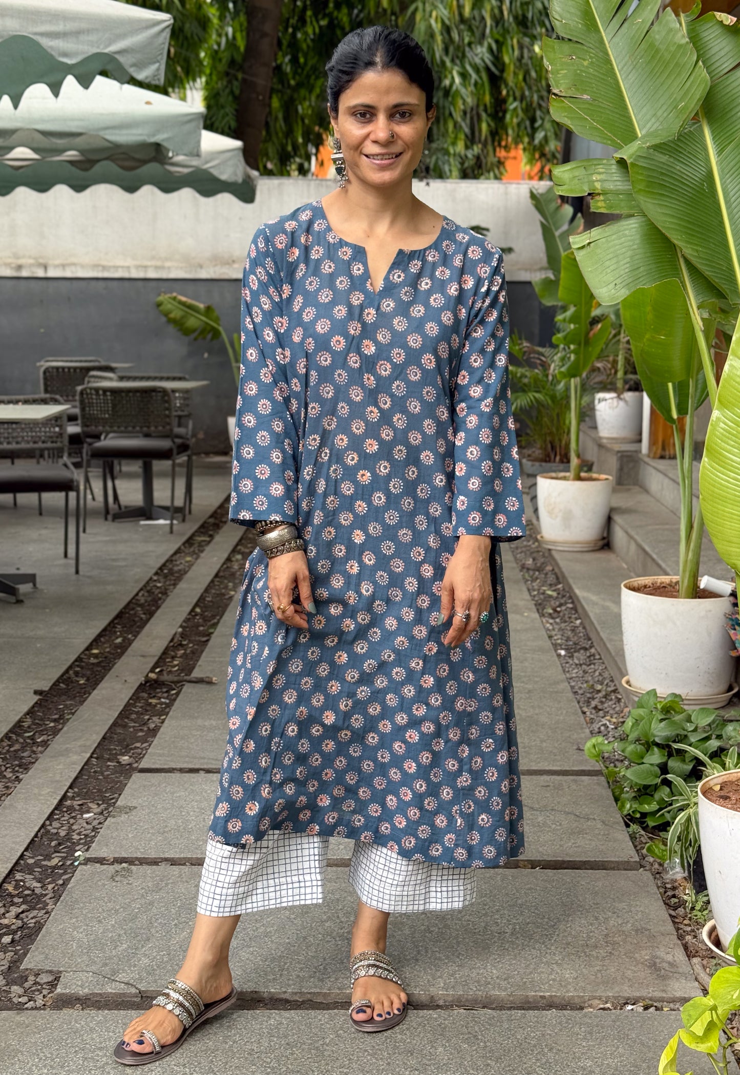 Handblock Printed Handloom Cotton Pant