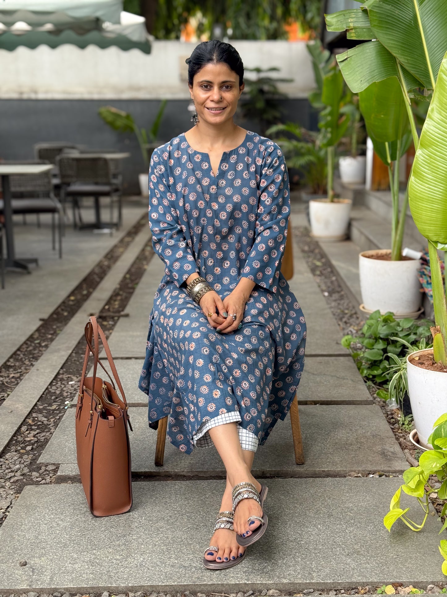 Handblock Printed Handloom Cotton Pant