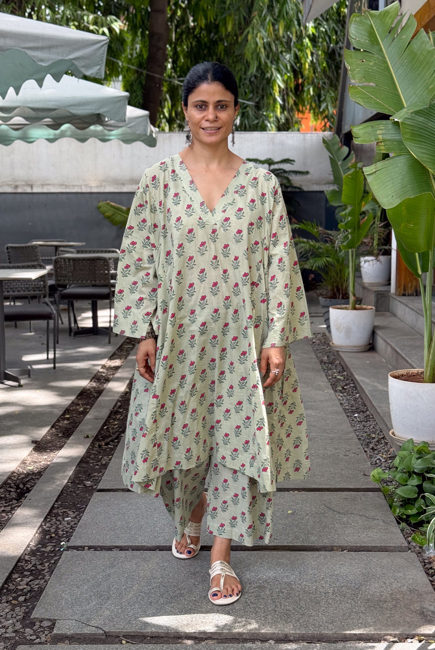 Handblock Printed Handloom Cotton Pant