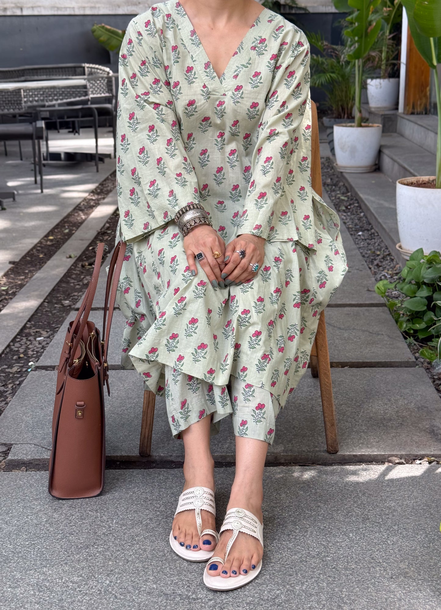 Handblock Printed Handloom Cotton Pant