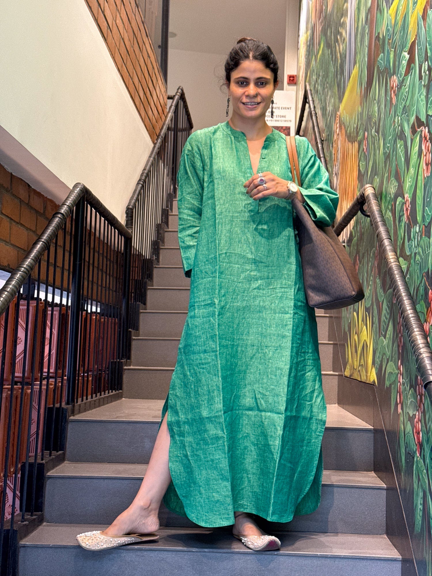 NYRA Collection - Handloom Linen Kurta