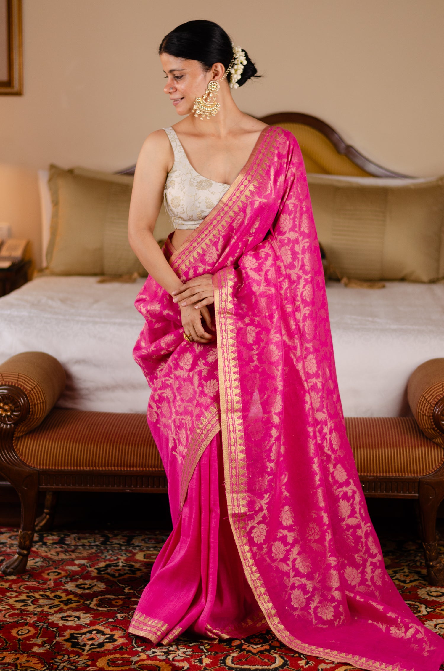 Raina Collection - Metallic Saree