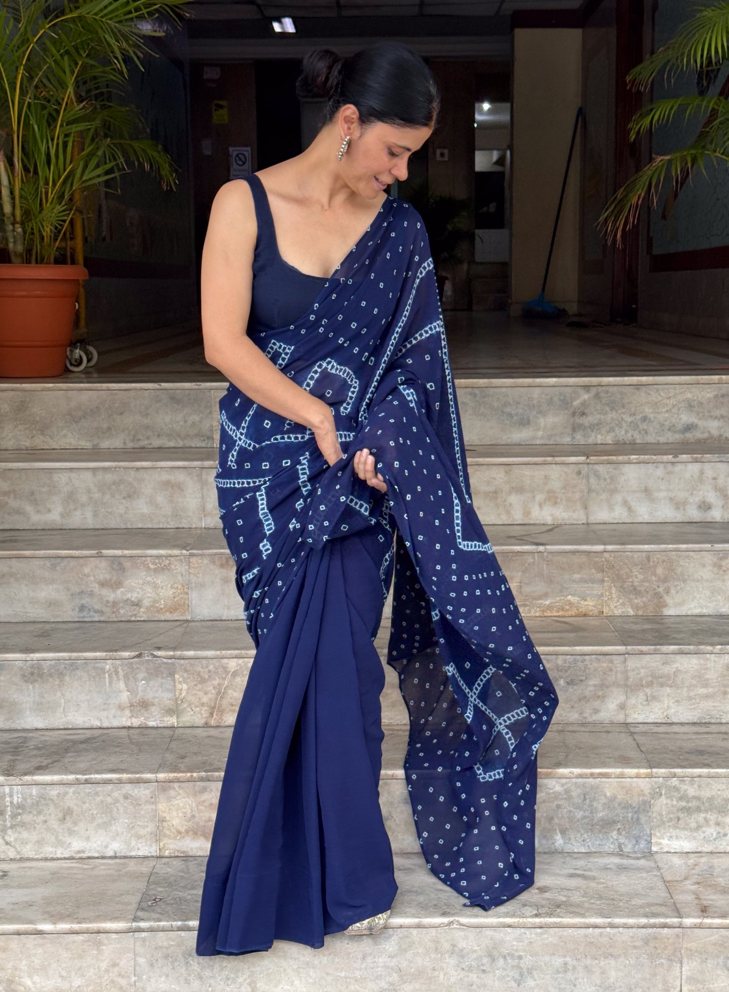 Fasaana Collection - Handmade Shibori Saree