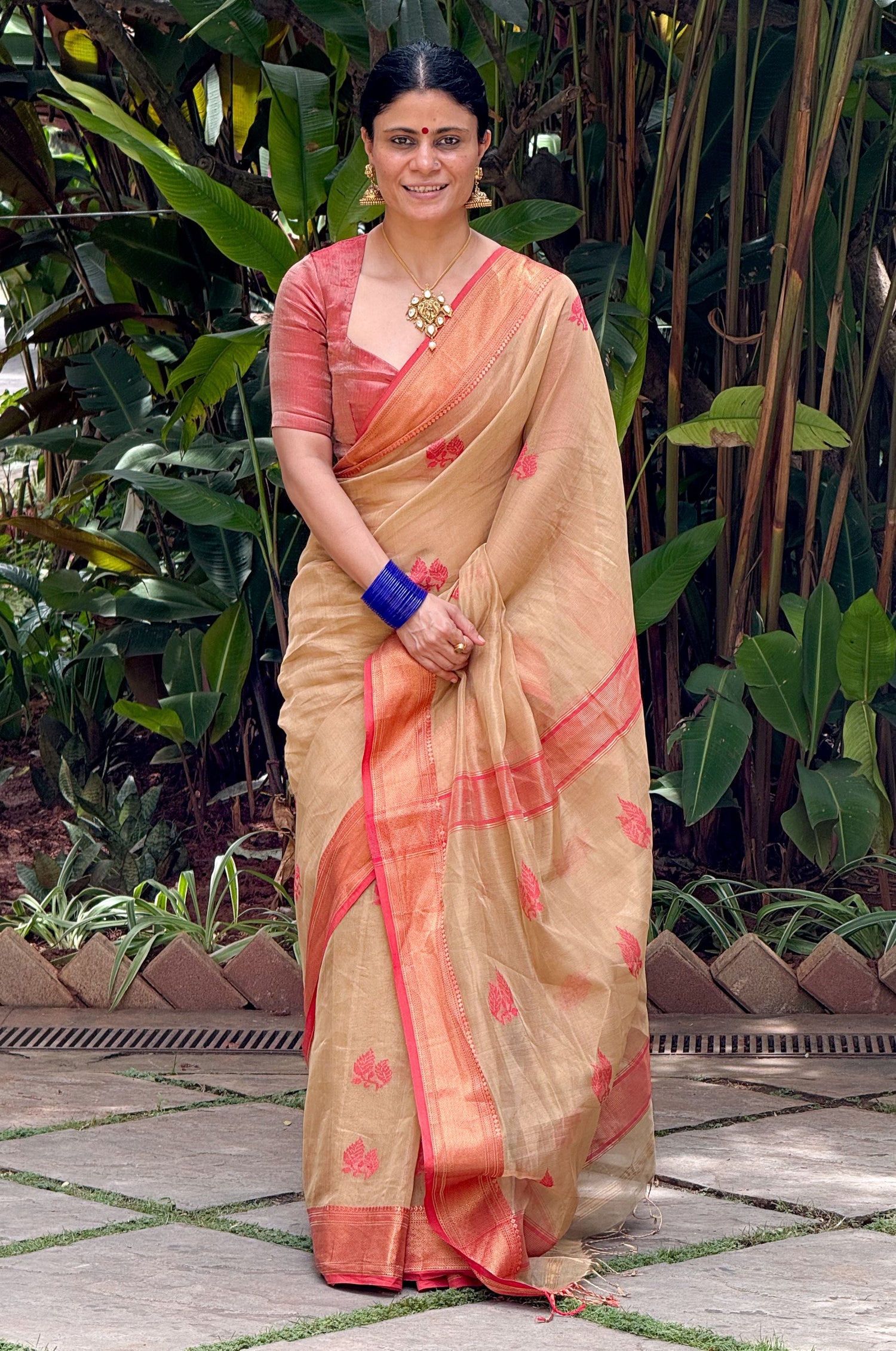 Sadgi Collection - Handloom Tissue Silk Saree