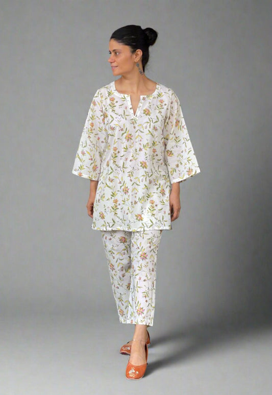 Handblock Printed Cotton Co-ord Set