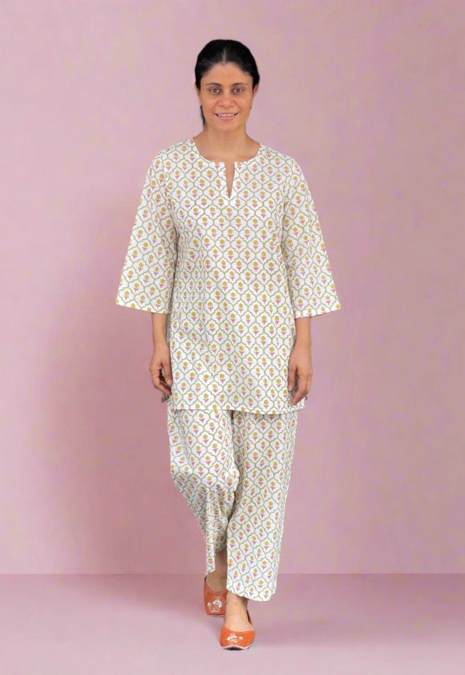 Handblock Printed Cotton Co-ord Set