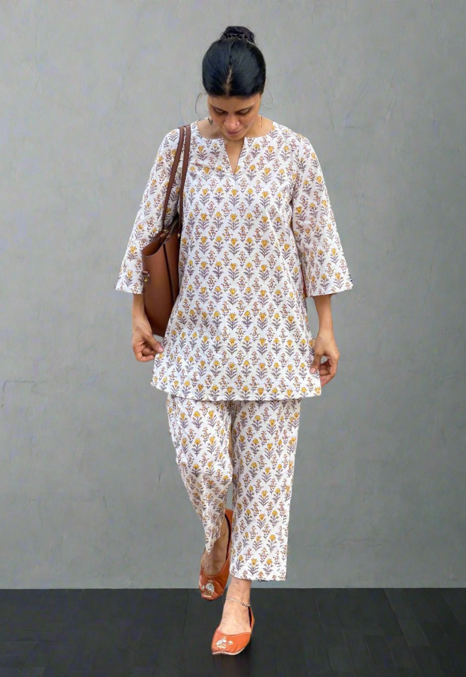 Handblock Printed Cotton Co-ord Set