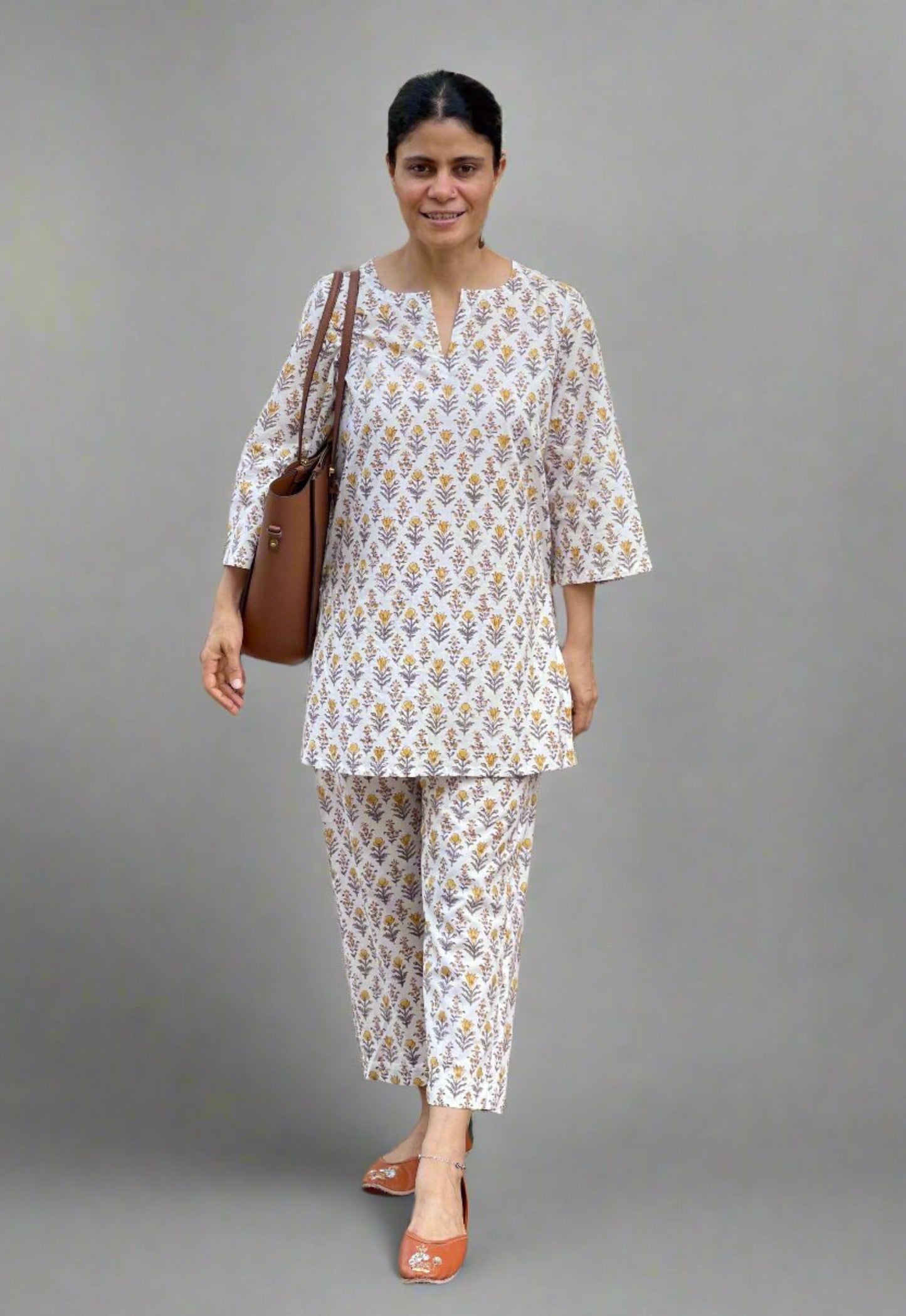 Handblock Printed Cotton Co-ord Set