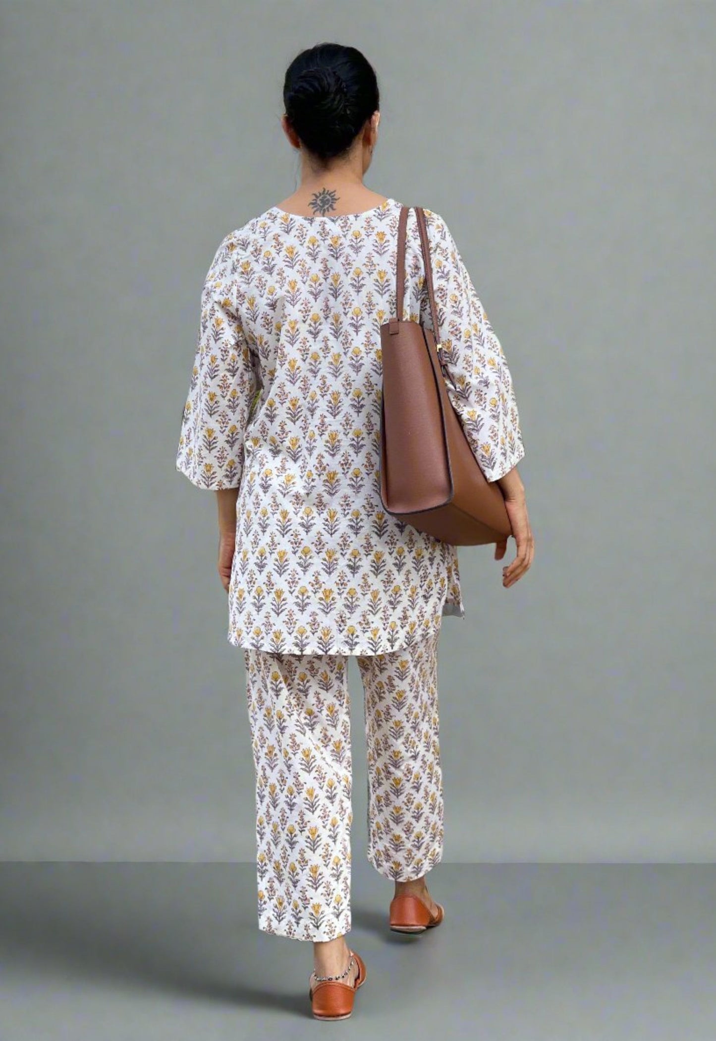 Handblock Printed Cotton Co-ord Set