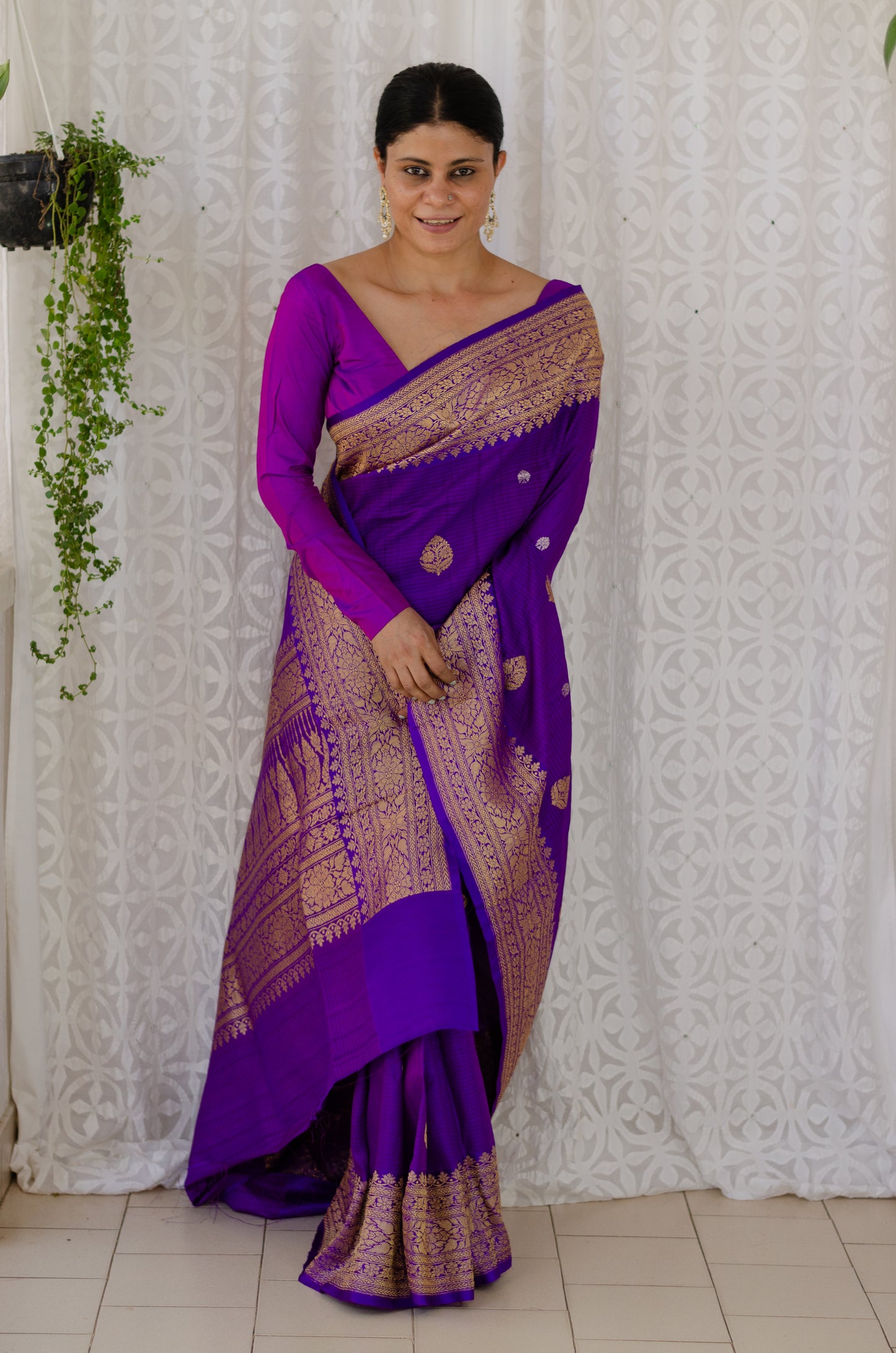 Handwoven tussar silk   Banarasi Silk Saree