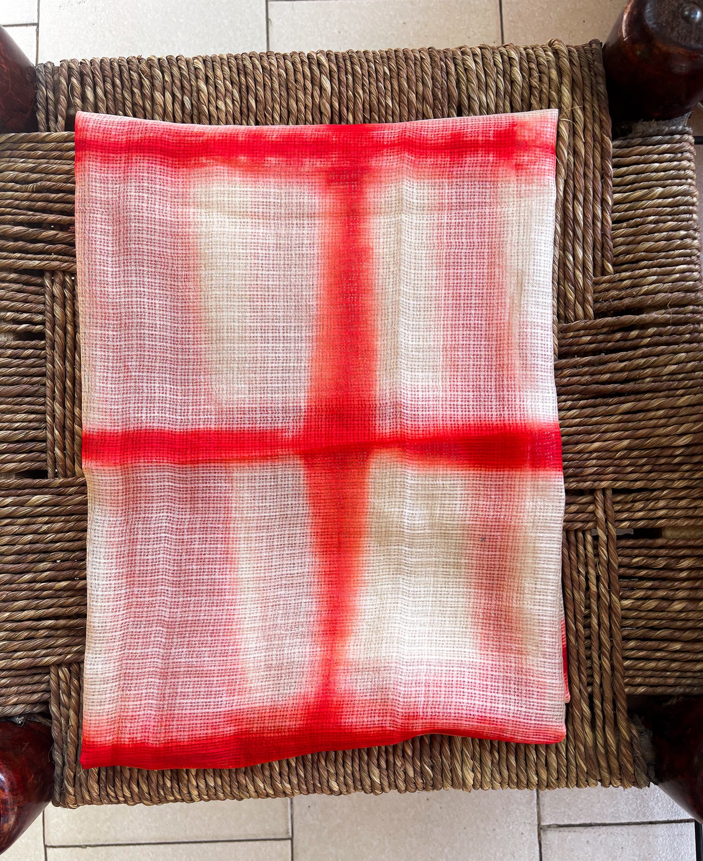 Hand Painted  Kota Silk Saree.