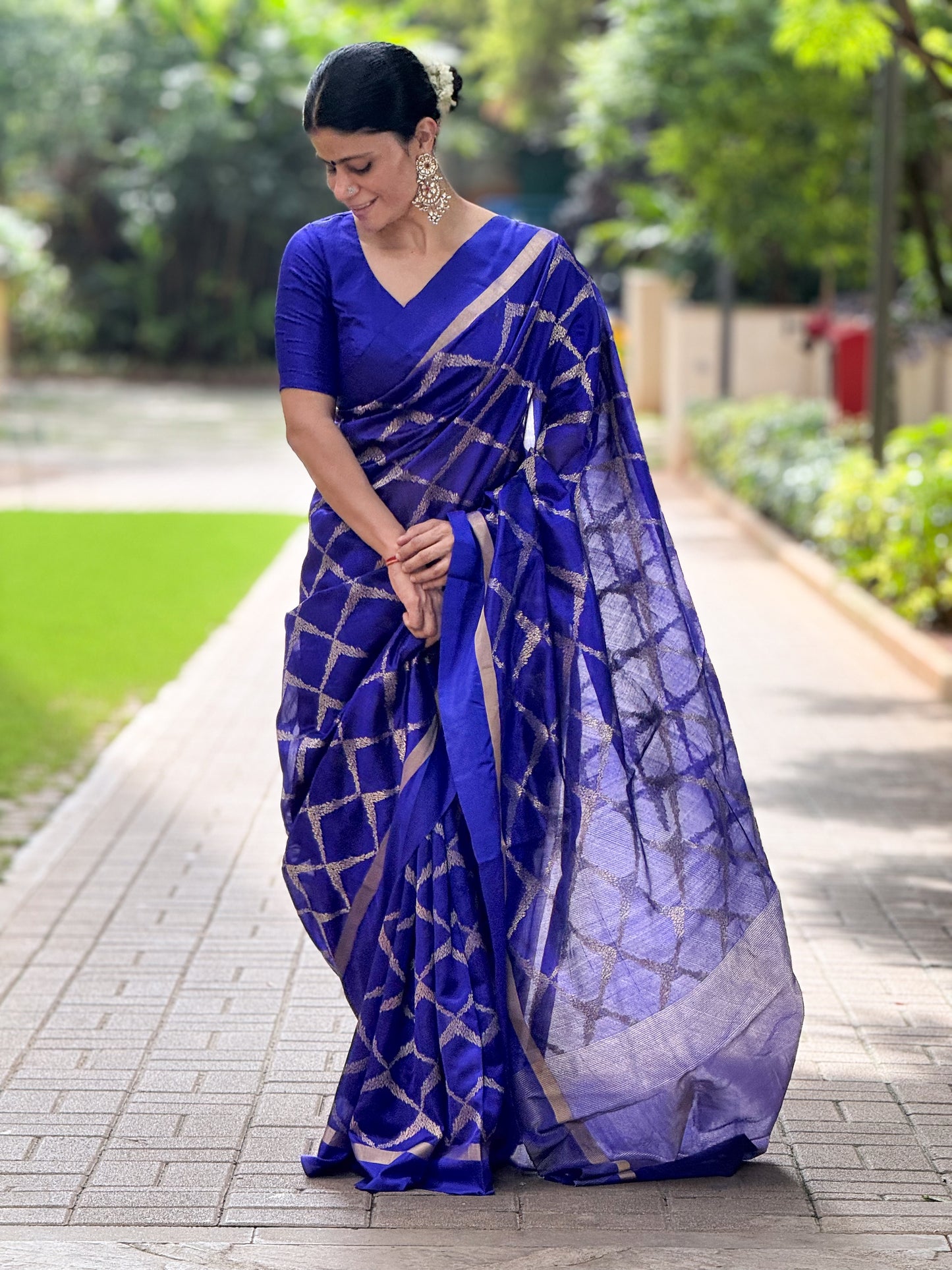 Handloom Chanderi Pattu Silk Saree