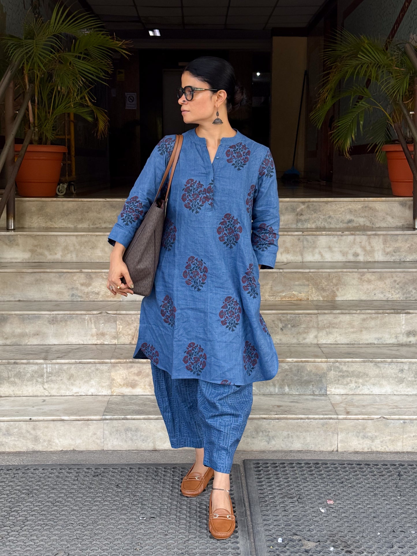 Handloom Linen By Linen Handblock Printed pant
