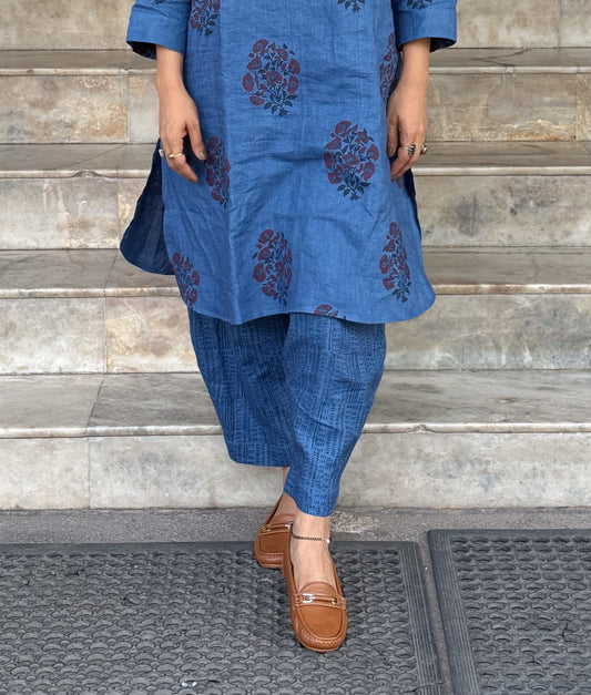 Handloom Linen By Linen Handblock Printed pant
