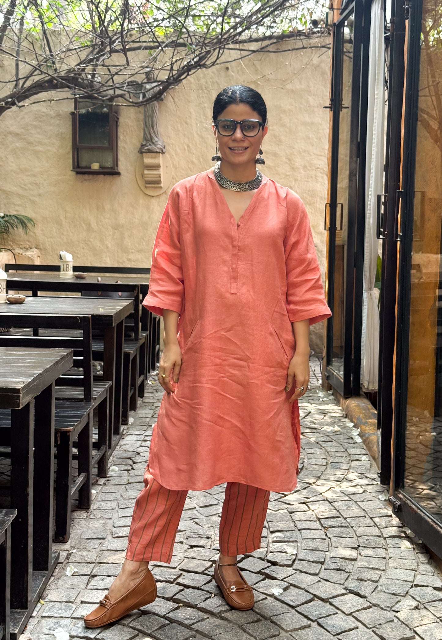 Handloom Linen By Linen Kurta