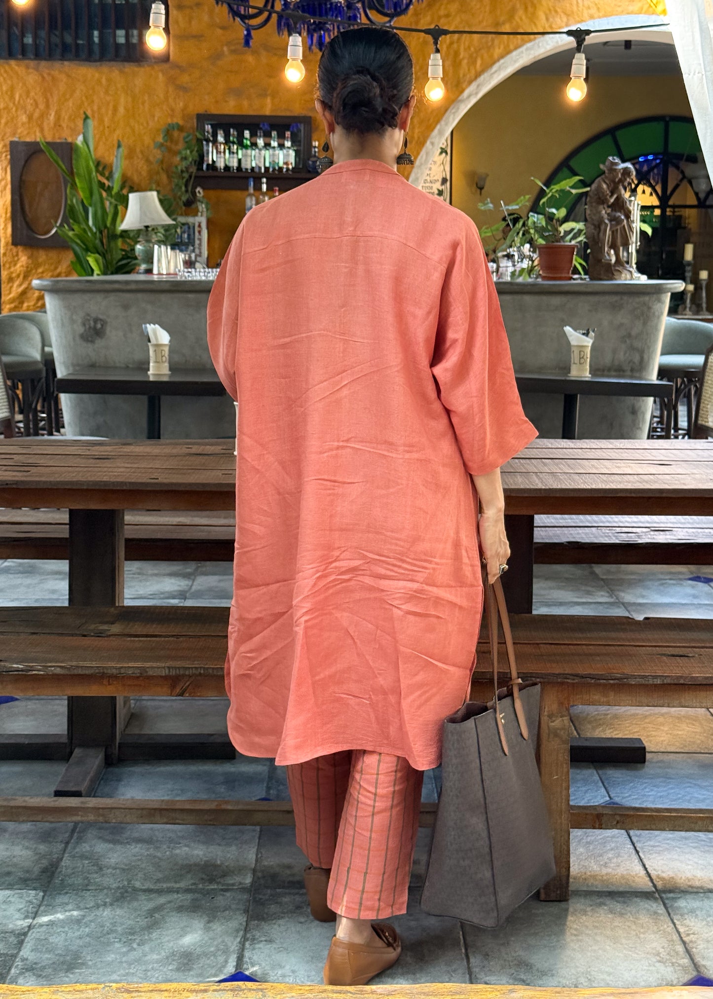 Handloom Linen By Linen Kurta