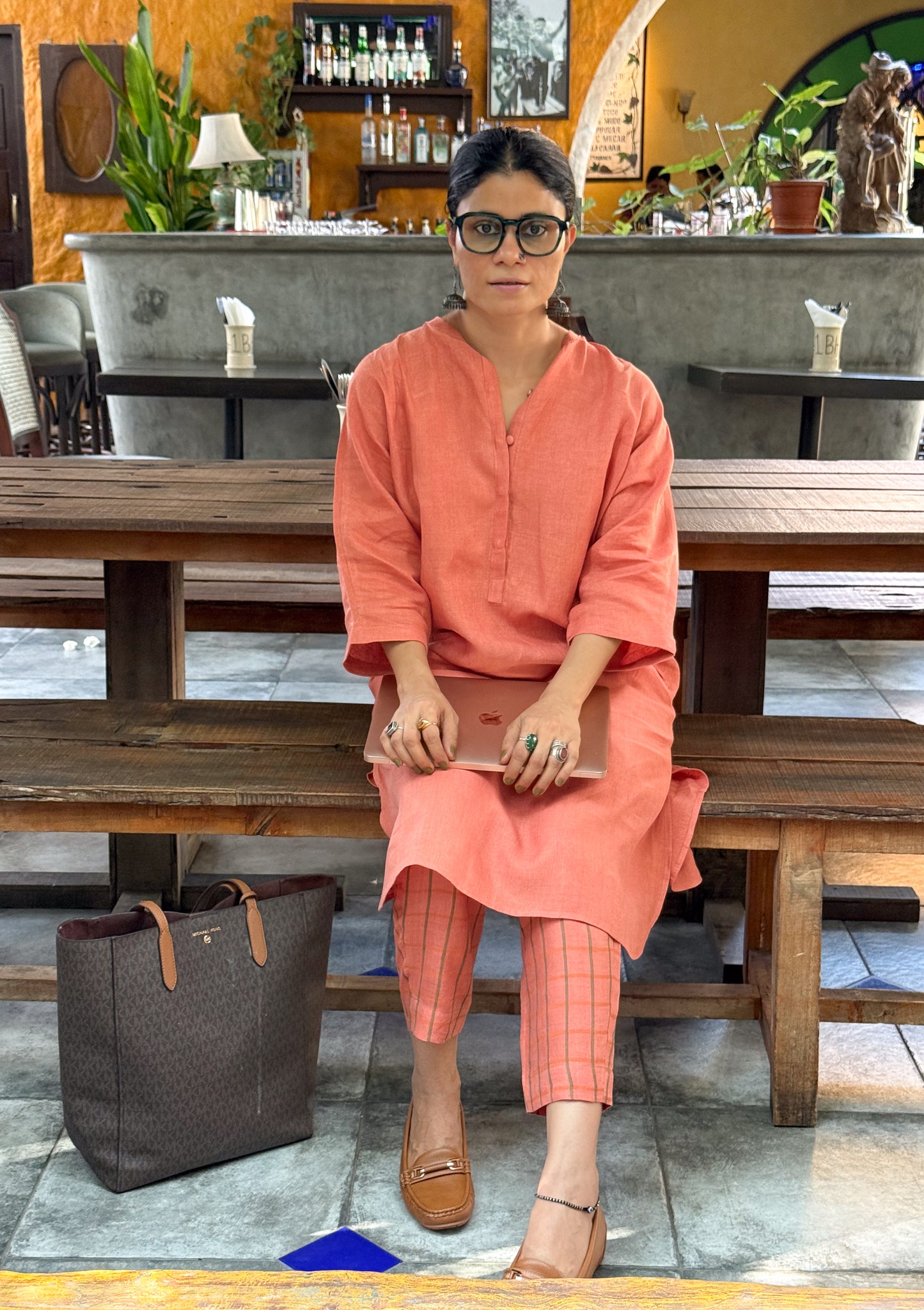 Handloom Linen By Linen Kurta