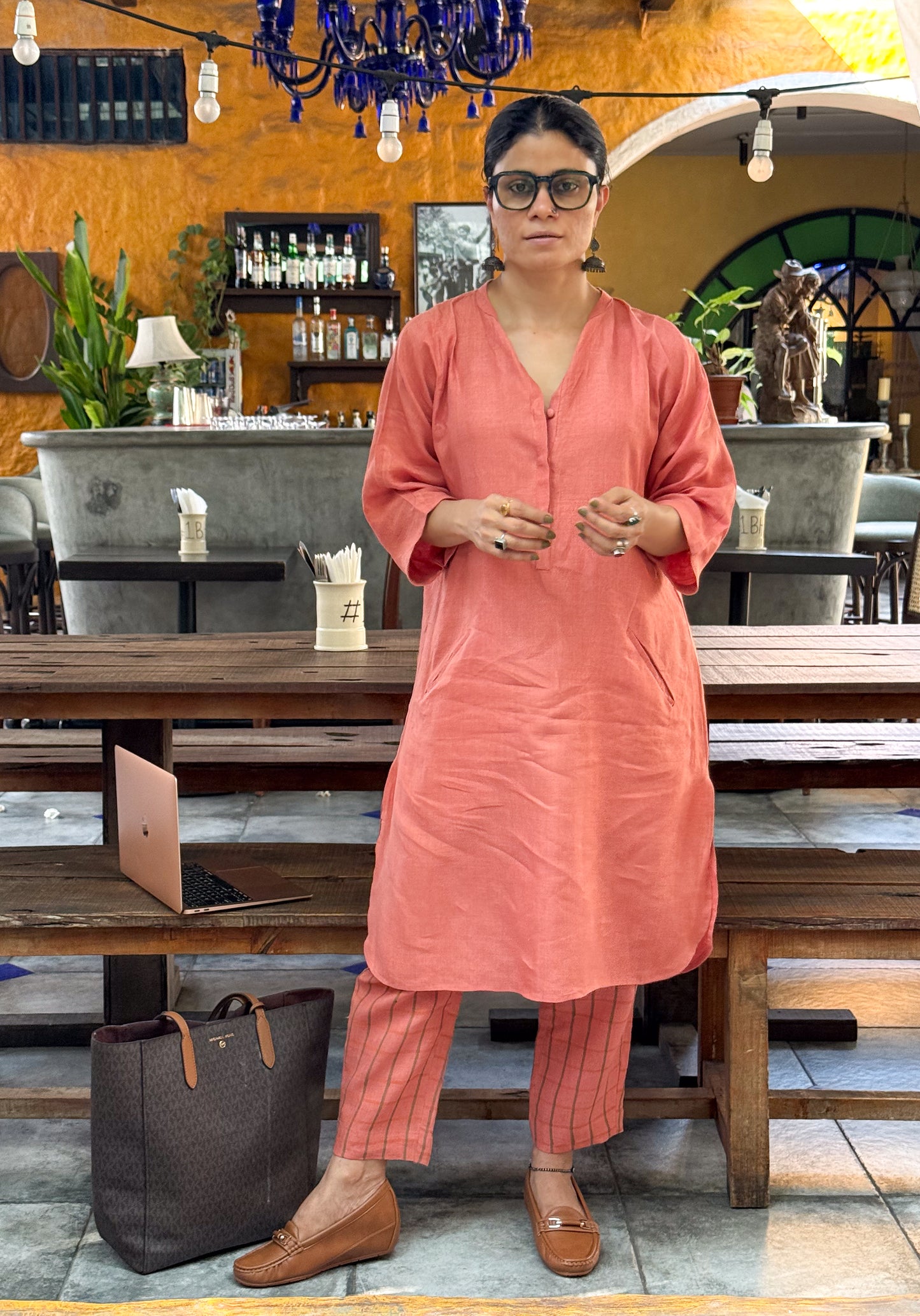 Handloom Linen By Linen Kurta