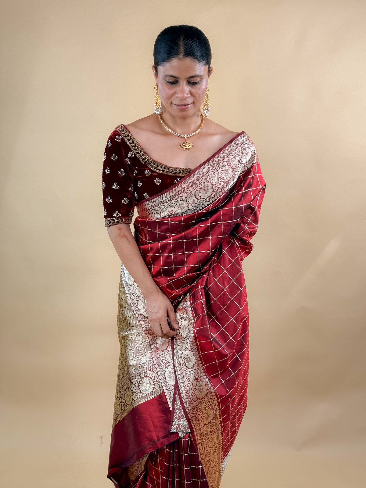 Handloom & Handwoven Kadwa Katan Silk Banarasi Saree