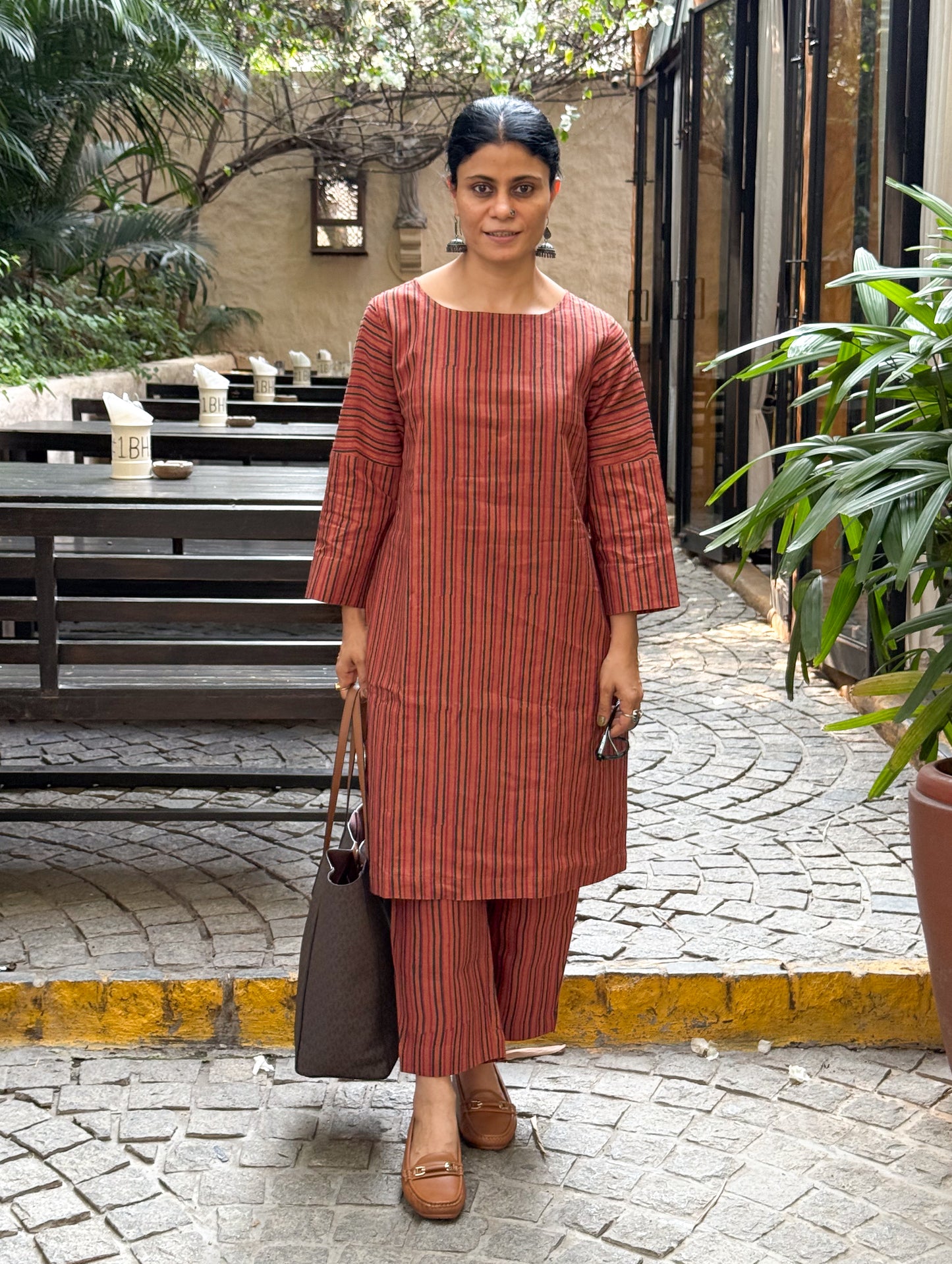 Handloom Linen By Linen Handblock Printed Kurta