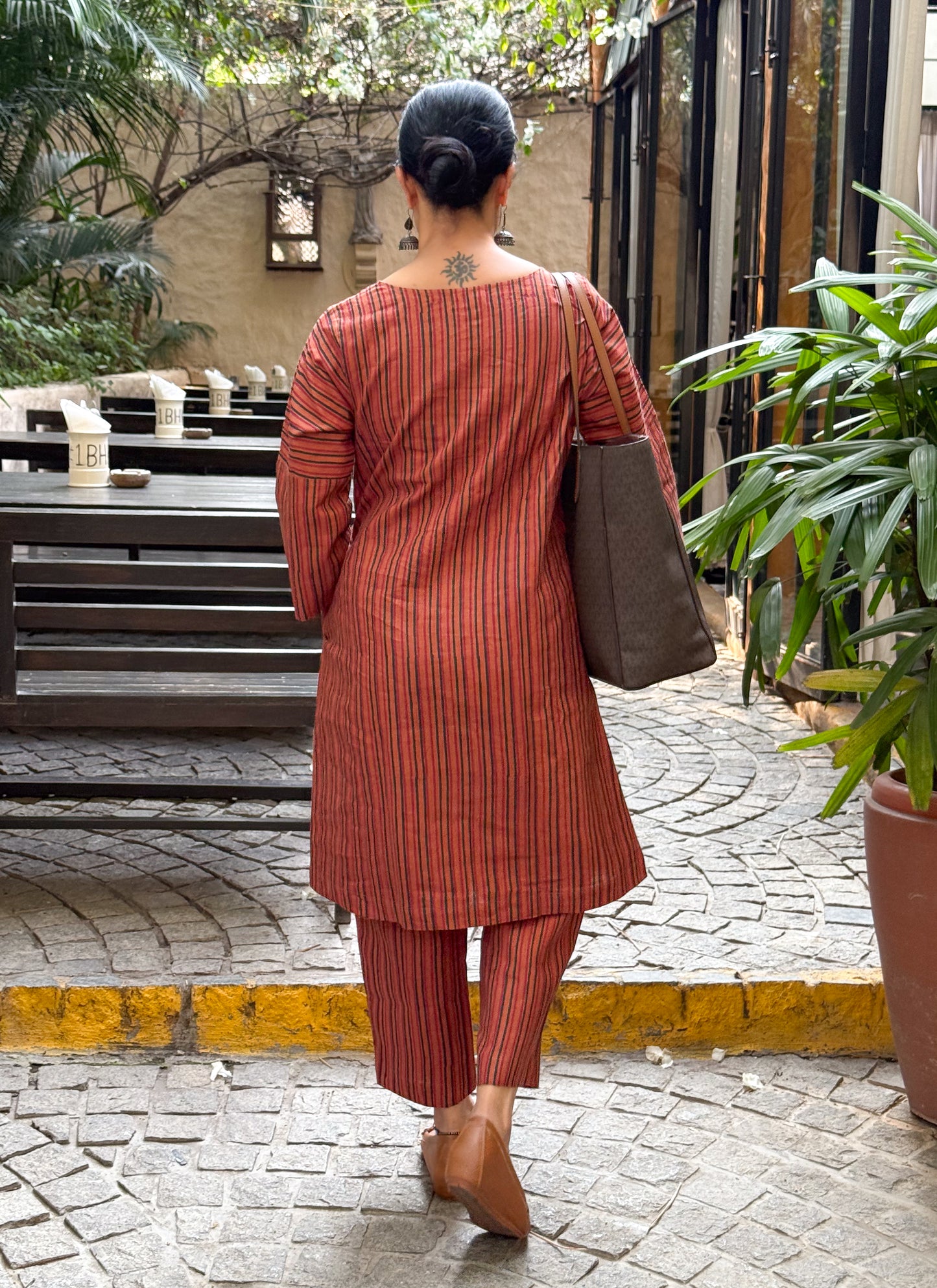 Handloom Linen By Linen Handblock Printed Kurta