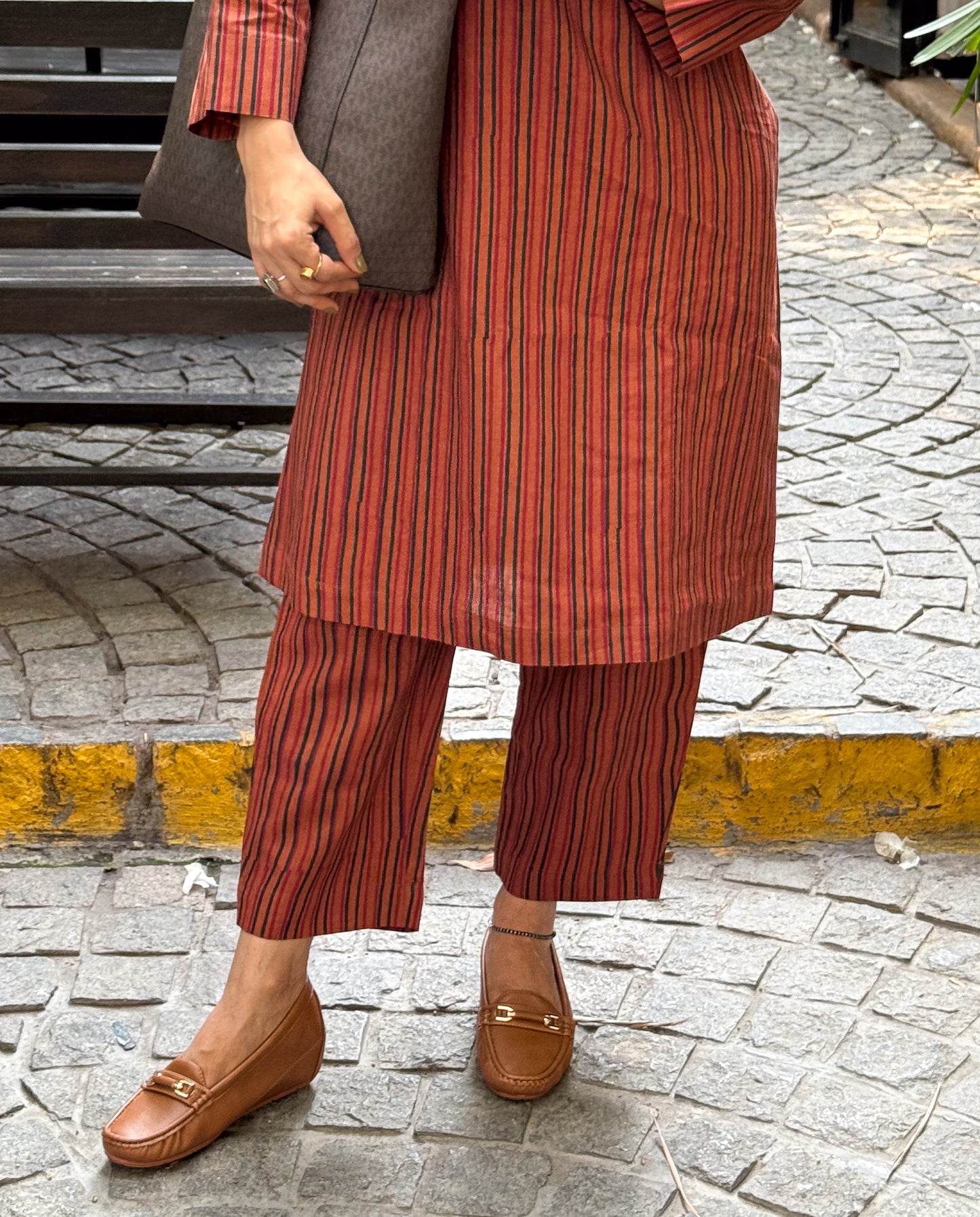 Handloom Linen By Linen Handblock Printed Pant