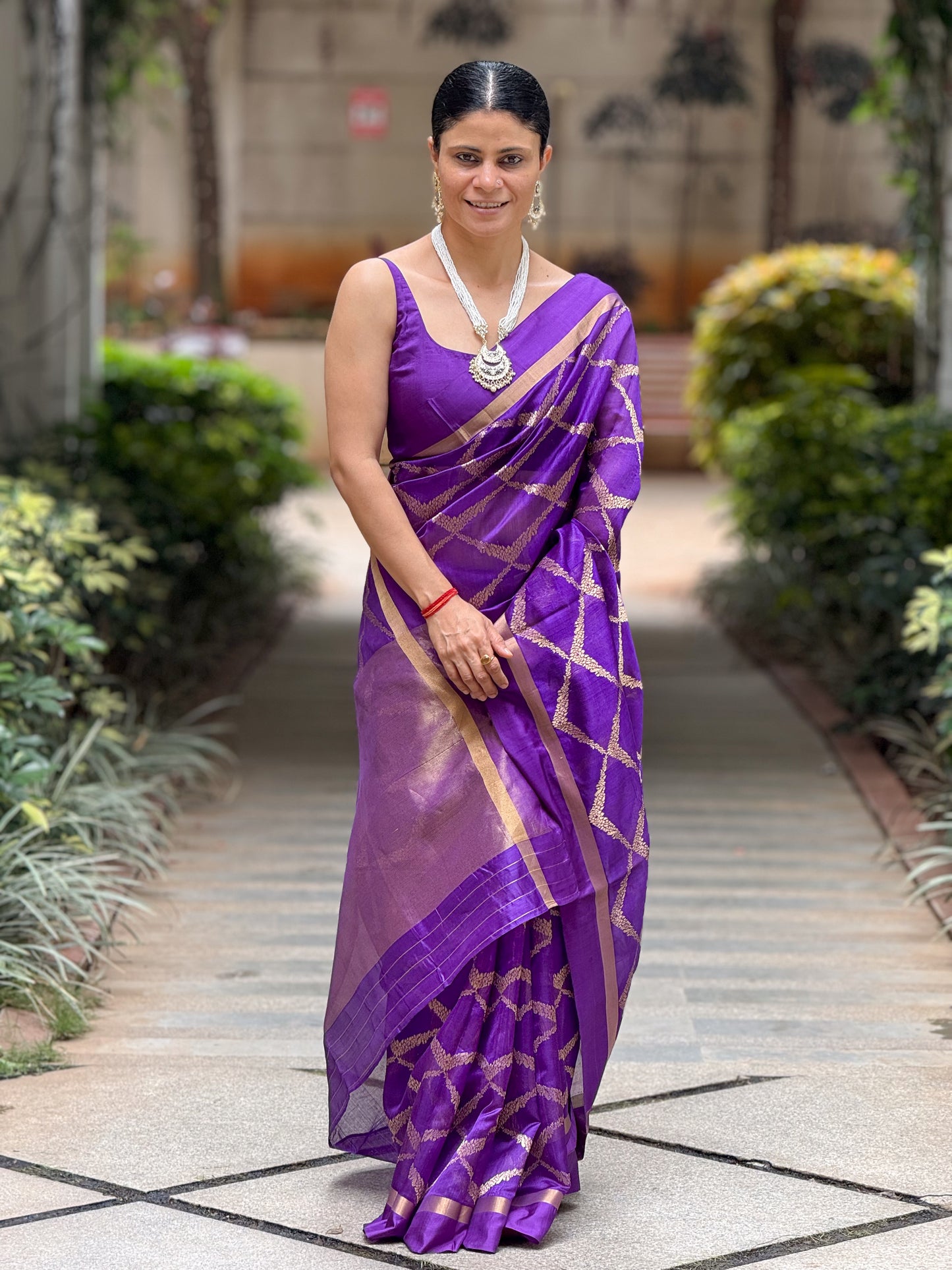 Handloom Chanderi Pattu Silk Saree