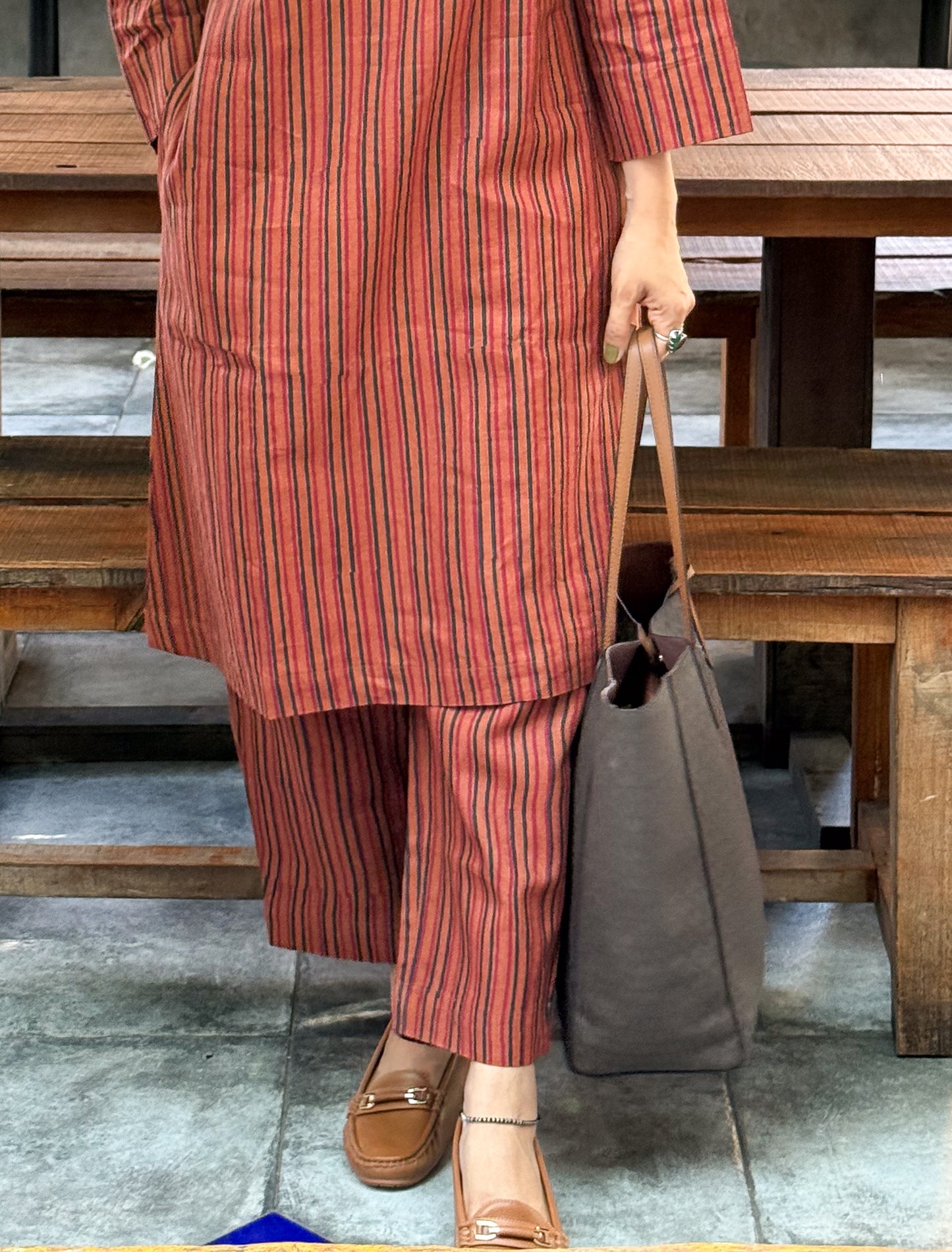 Handloom Linen By Linen Handblock Printed Pant