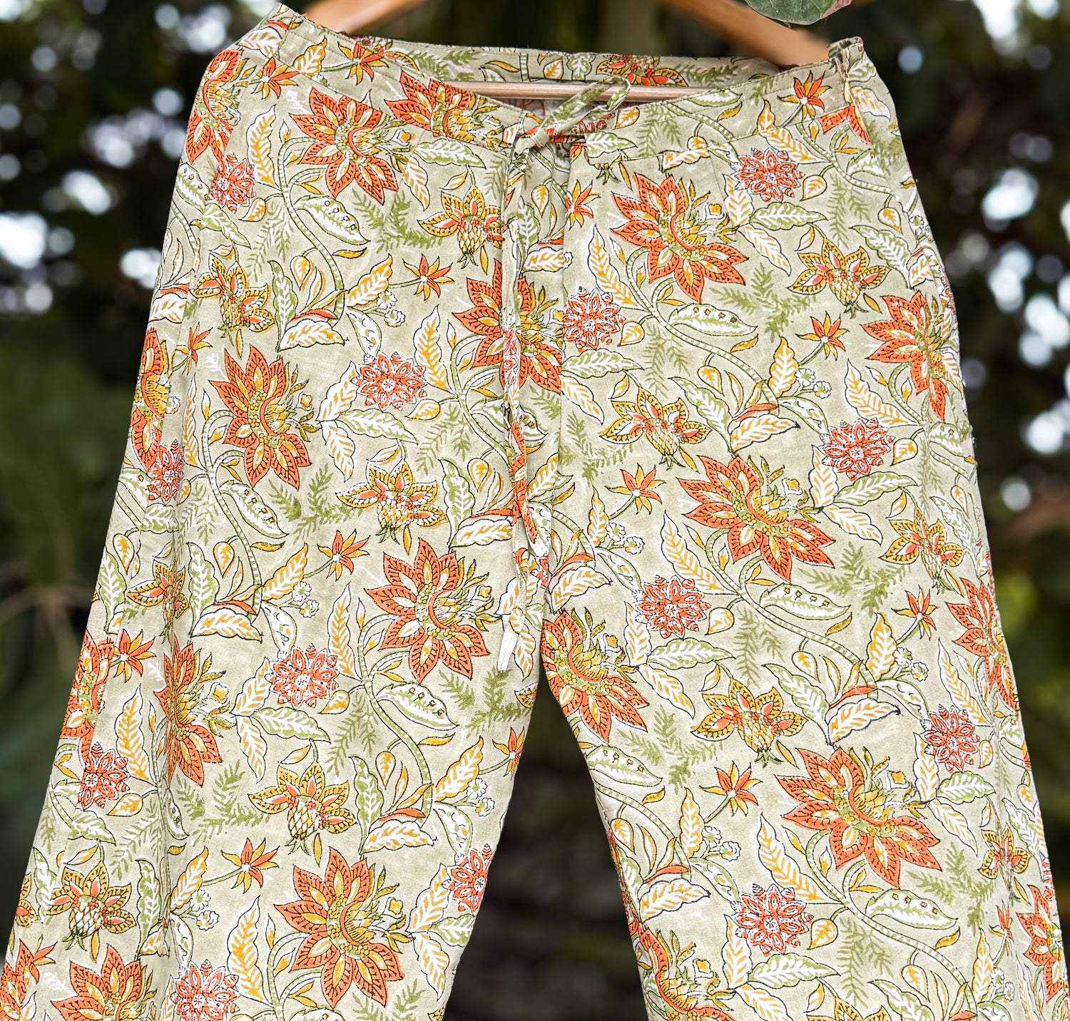Handblock Printed Handloom Cotton Pant
