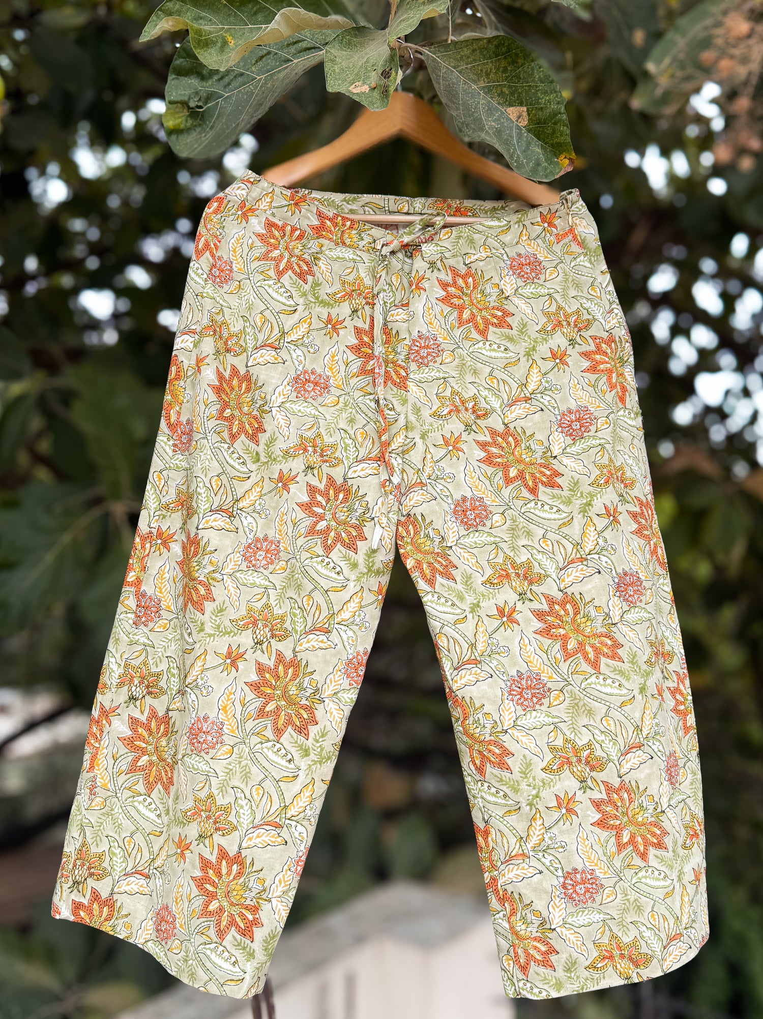 Handblock Printed Handloom Cotton Pant