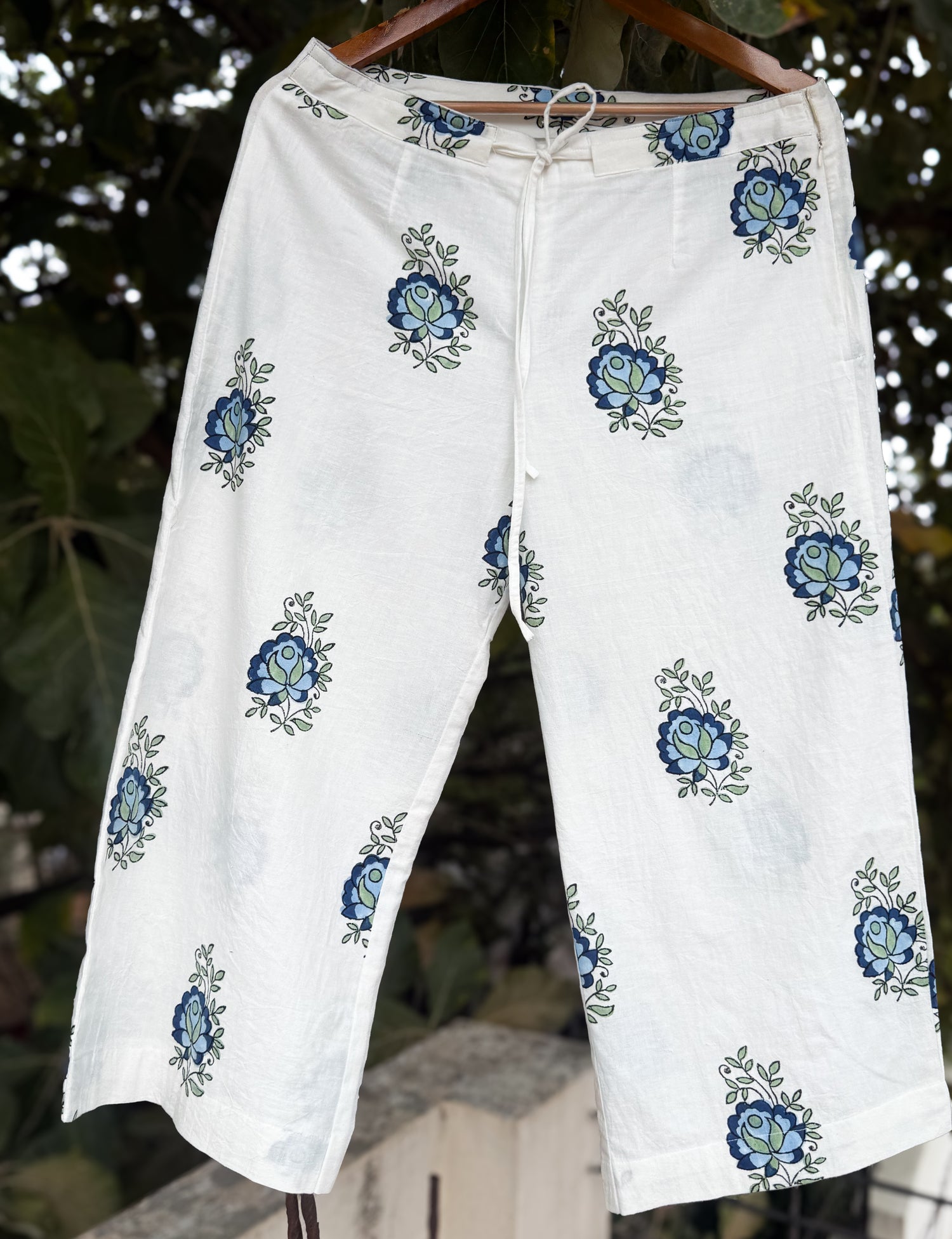 Handblock Printed Handloom Cotton Pant