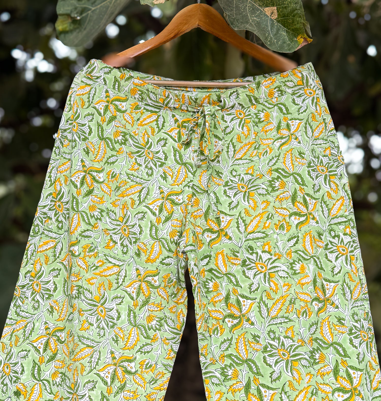 Handblock Printed Handloom Cotton Pant.