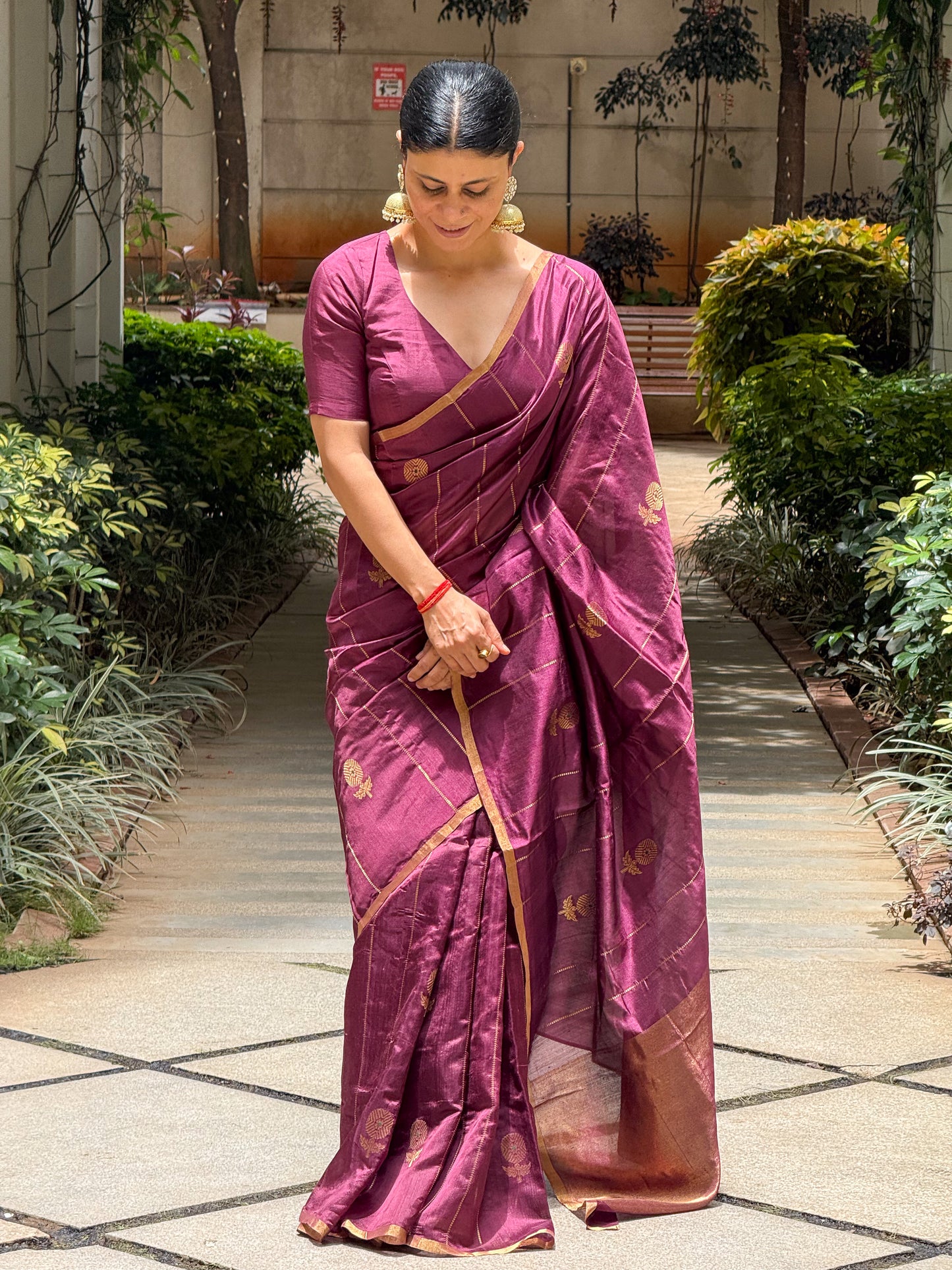 Handloom Chanderi Pattu Silk Saree
