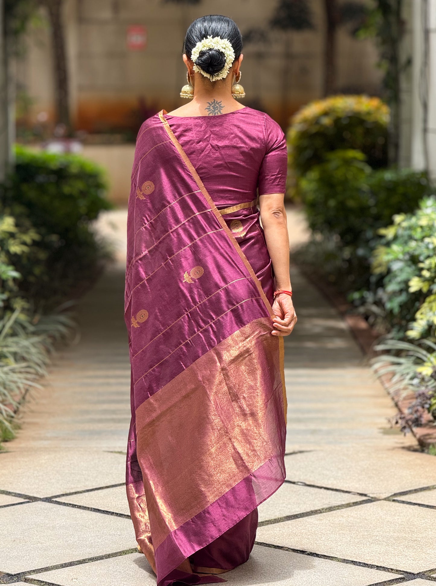 Handloom Chanderi Pattu Silk Saree