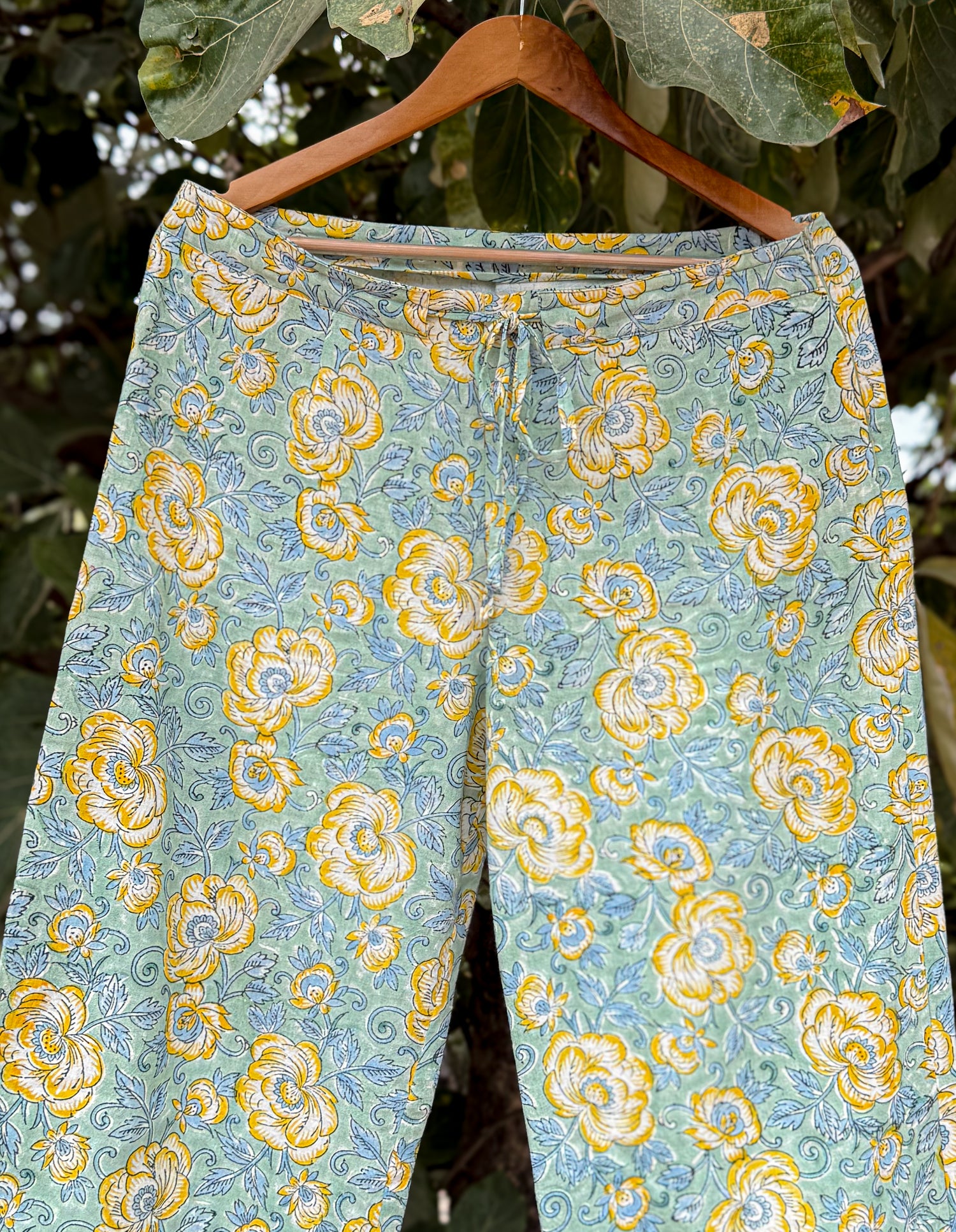 Handblock Printed Handloom Cotton Pant