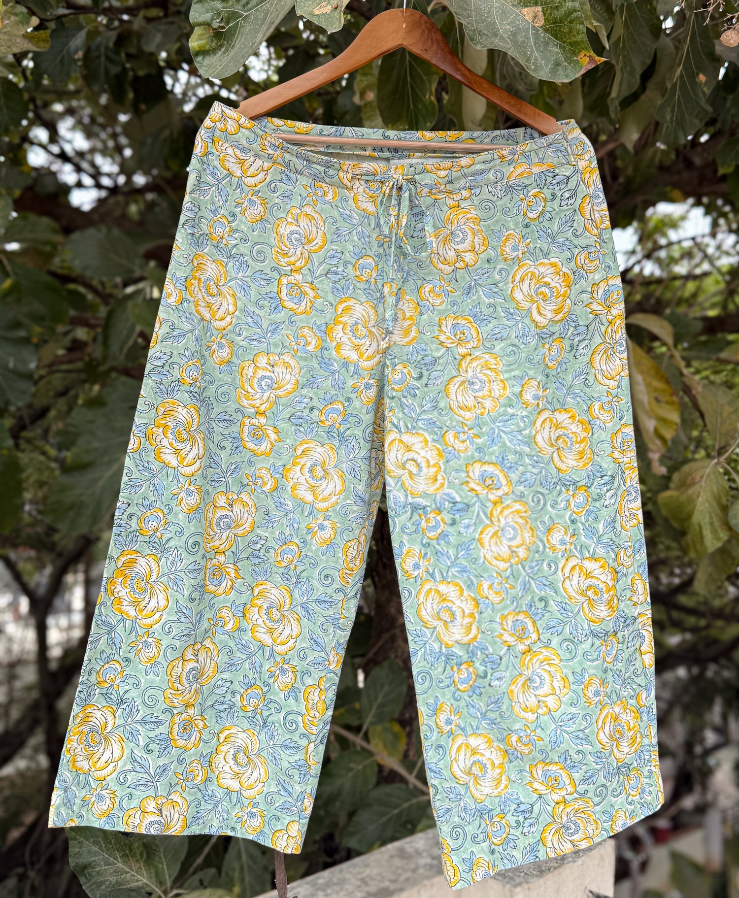 Handblock Printed Handloom Cotton Pant