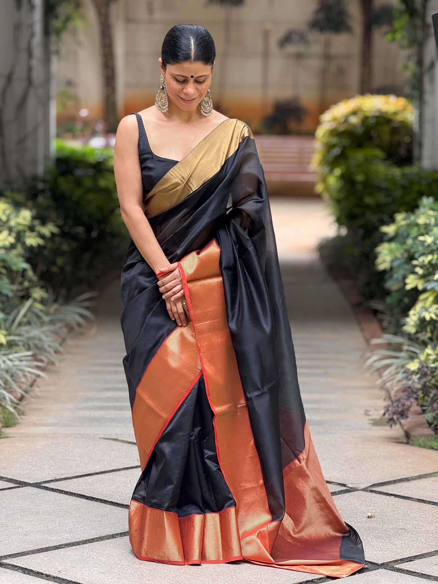 Handloom Chanderi Pattu Silk Saree